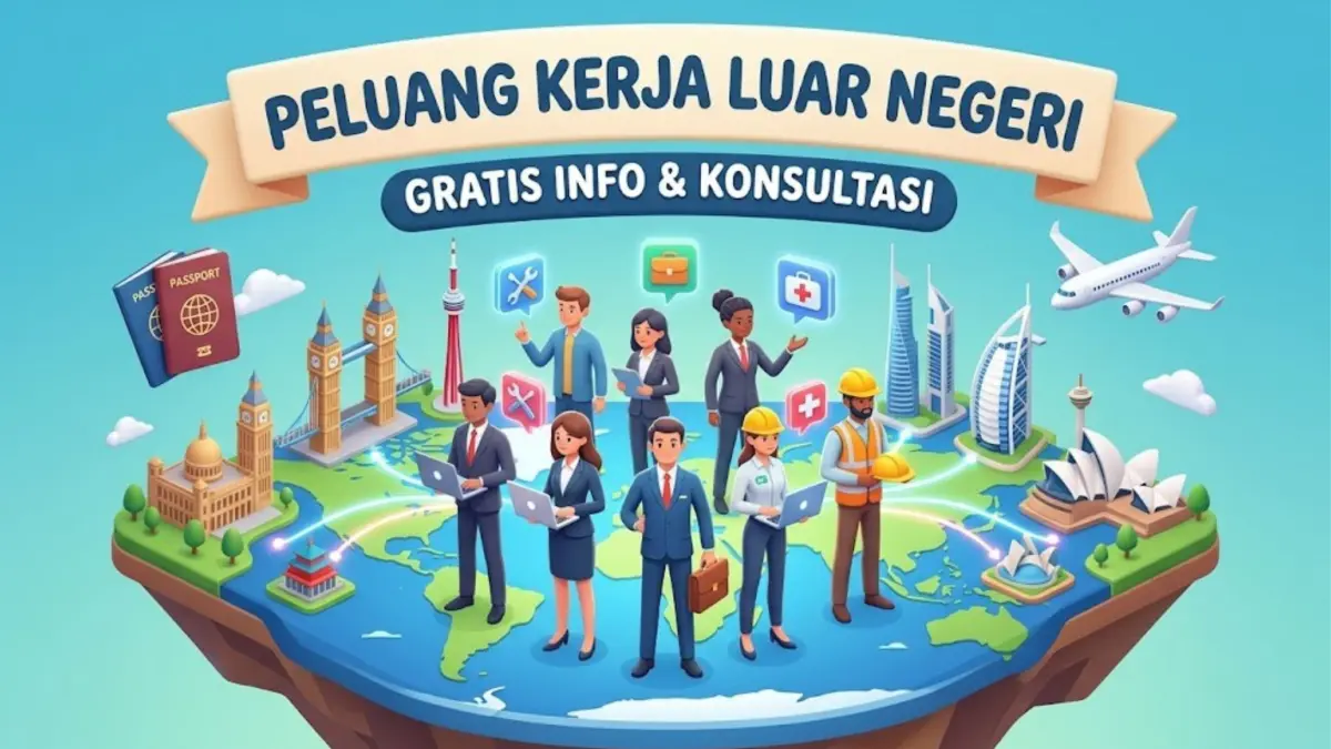 Cara kerja luar negeri resmi wajib dipahami agar aman dari penipuan. Simak alur lengkap dan tahapan pentingnya di sini.