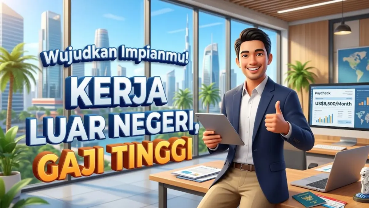 Kerja luar negeri gaji tinggi jadi peluang besar bagi WNI, simak negara tujuan, syarat, dan tips sukses meraih penghasilan tinggi.