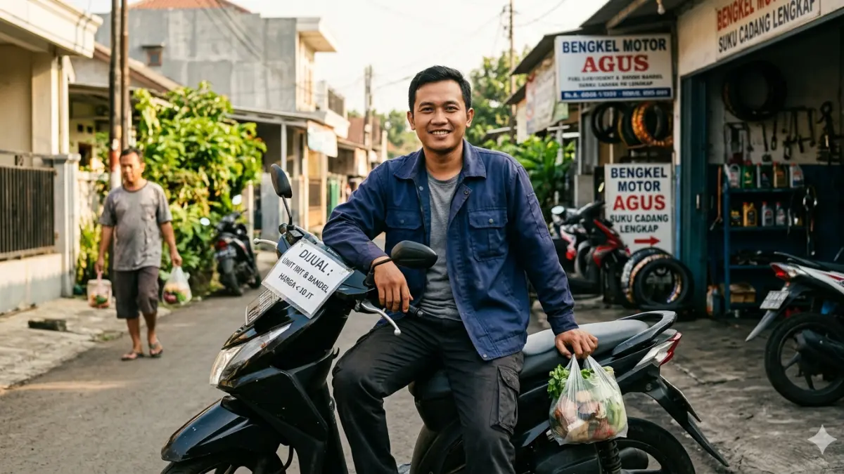 Mau hemat harian? Ini rekomendasi motor bekas irit bensin harian harga murah di bawah 10 juta yang mesinnya bandel dan suku cadangnya mudah! 