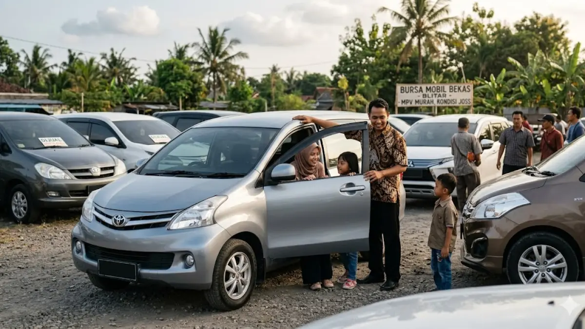 Cari mobil keluarga murah? Cek 4 rekomendasi mobil MPV bekas 100 jutaan terbaik seperti Avanza, Innova, & Xpander yang bandel dan nyaman. (Gemini AI)