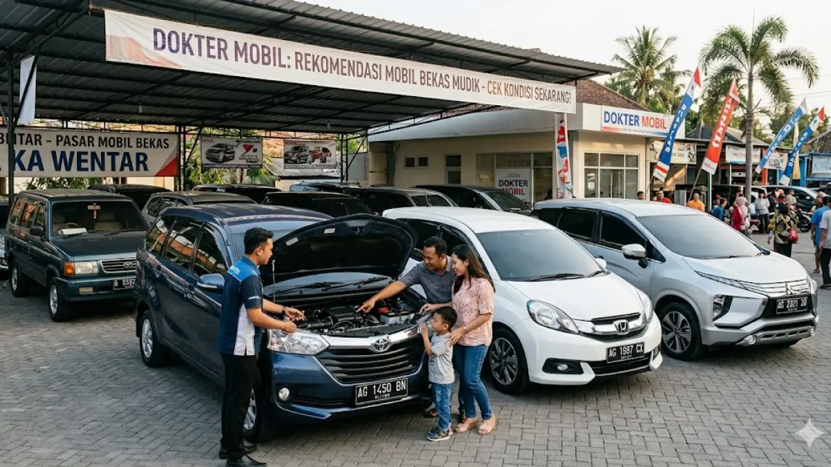 Cek rekomendasi mobil bekas murah untuk mudik 2026. Mulai Avanza, Mobilio hingga Panther. Tips pilih unit tangguh agar tidak turun mesin! (Gemini AI)