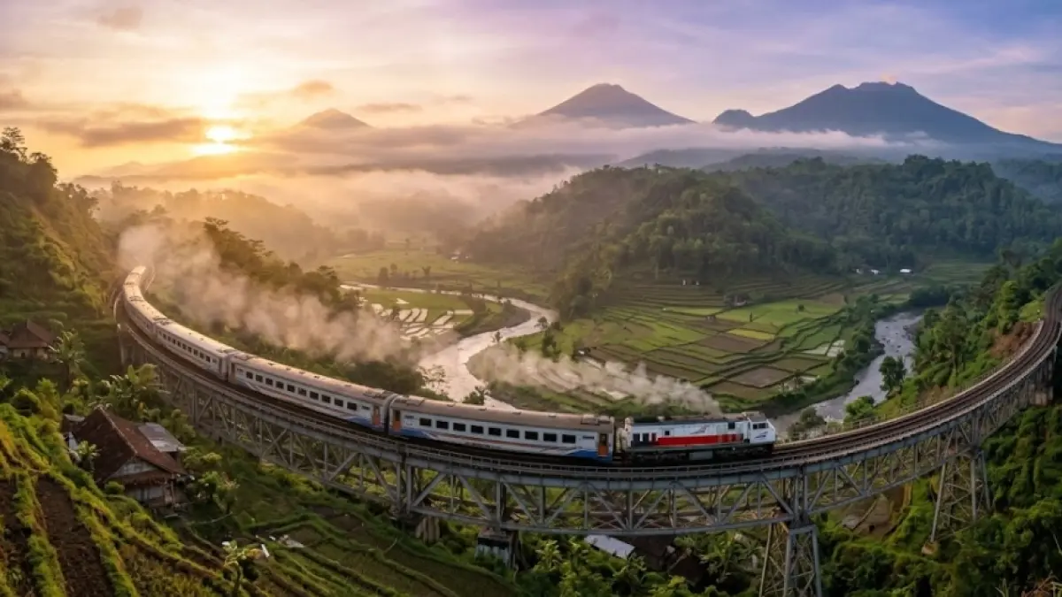 Uji Coba Kereta Stainless Steel New Generation TS39: Momen Langka di Mojokerto, Lintas 120 Km/Jam Bikin Heboh
(Kredit Foto:Gemini Ai) 