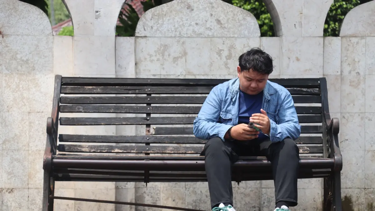 Kursi wisata MBK di CIty Walk Kota Blitar Rusak.