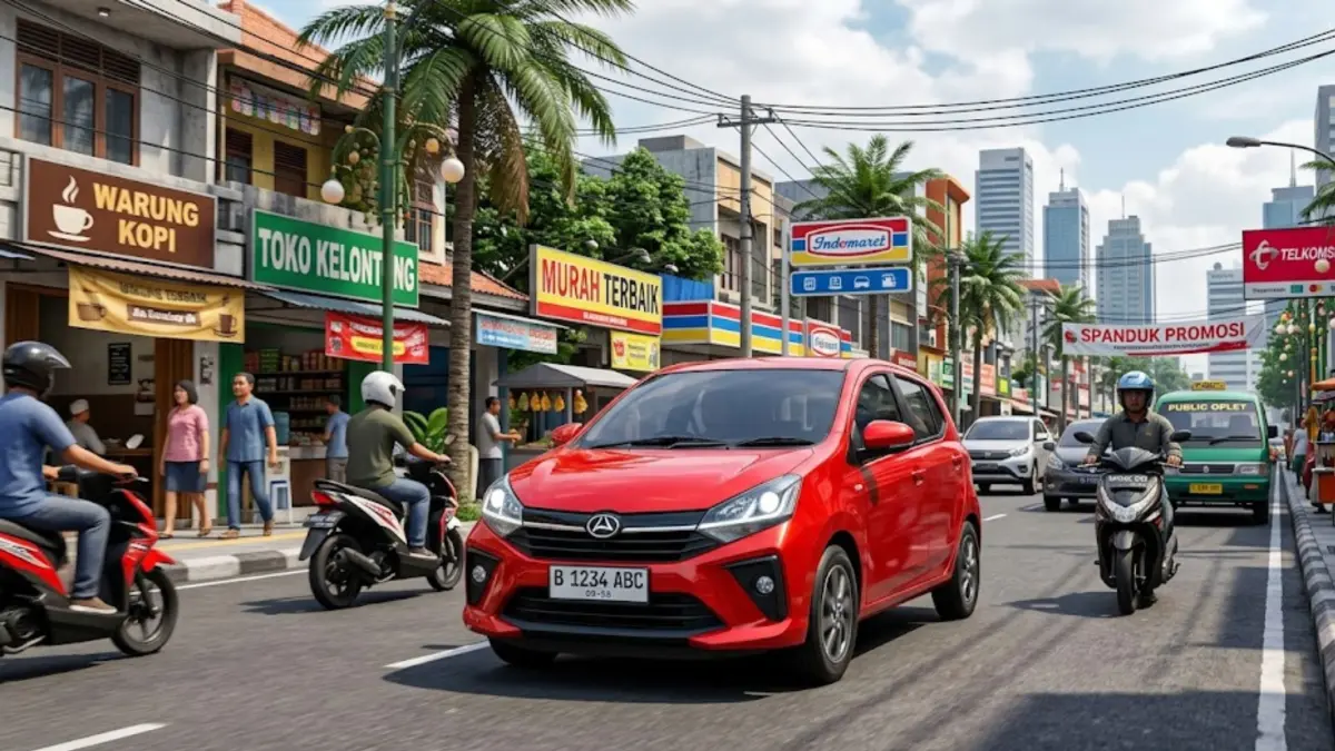 City car murah terbaik Indonesia 2026, irit BBM, desain modern, fitur lengkap, harga mulai Rp100 jutaan.