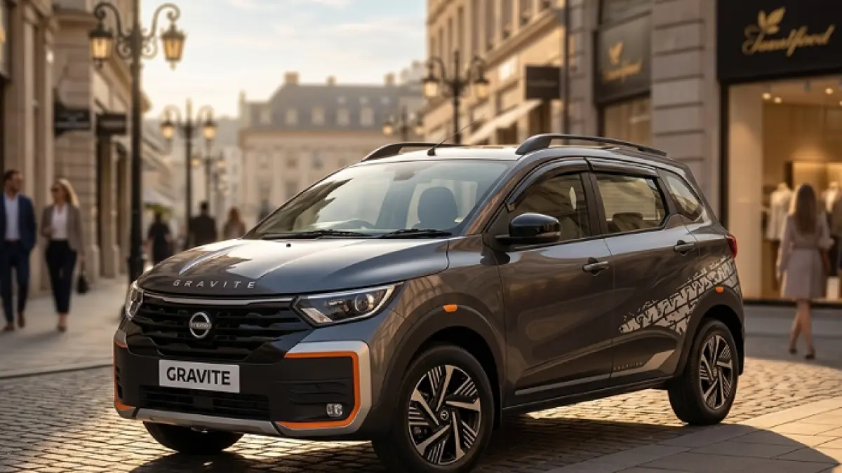 Nissan Gravite 7 seater spesifikasi dan harga 2026 bikin heboh, MPV murah 100 jutaan dengan fitur lengkap siap masuk Indonesia. (GEMINI AI)