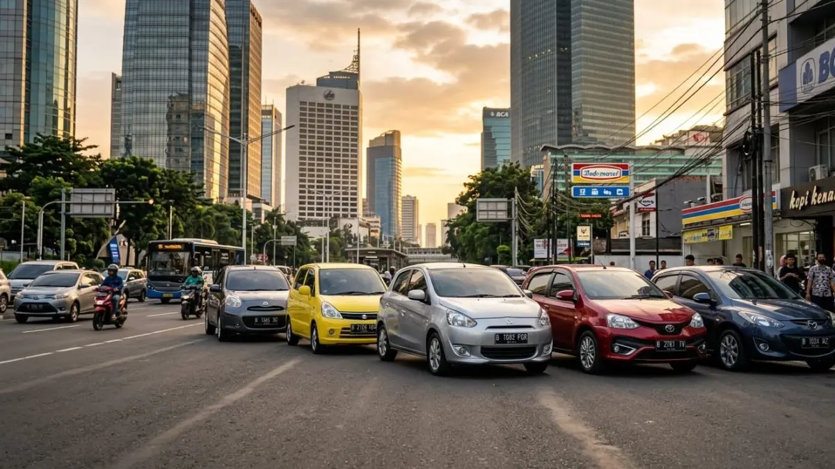 Rekomendasi mobil hatchback city car di bawah Rp100 juta terbaik 2026: irit, nyaman, dan fitur lengkap.
