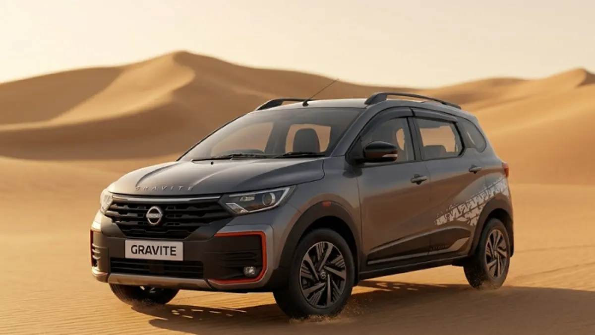 Review Nissan Gravite 7 seater terbaru 2026, mobil murah Rp140 jutaan siap saingi LMPV populer di Indonesia. (GEMINI AI)