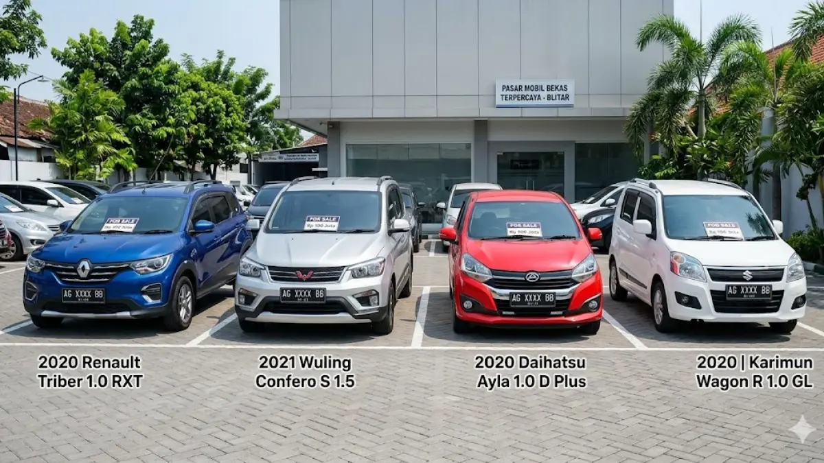 Cari mobil bekas tahun muda harga di bawah Rp 100 juta? Cek daftar Renault, Wuling, hingga Daihatsu terbaik 2024-2026 yang harganya terjun bebas!