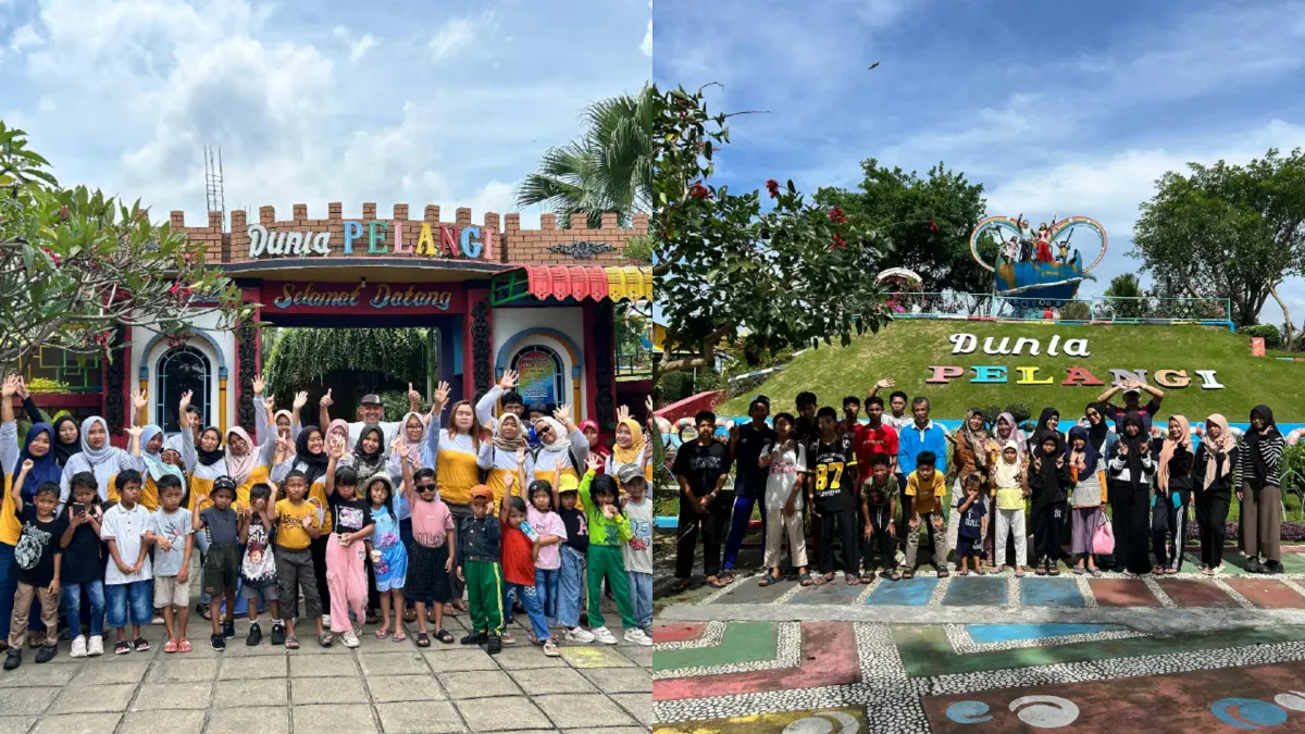 MENYENANGKAN: Wisata Dunia Pelangi di Desa Sidodadi, Kecamatan Garum, bisa jadi pilihan saat akhir pekan.