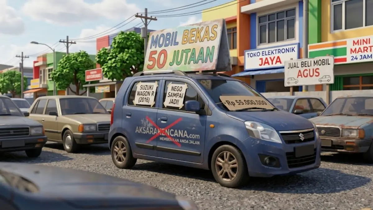 Mobil bekas 50 jutaan paling worth it 2026, pilihan murah, irit, dan tangguh untuk harian. Cek rekomendasi lengkapnya di sini! (GEMINI AI)
