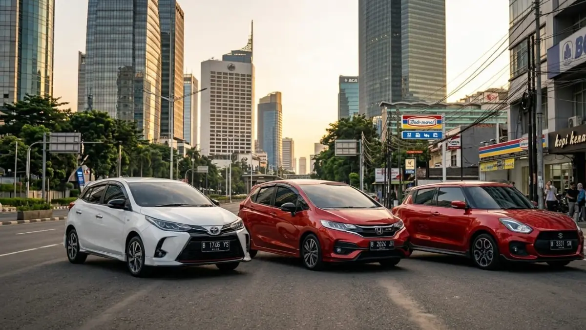 Toyota Yaris vs Honda Jazz vs Suzuki Swift jadi pilihan mobil bekas Rp100 juta, mana paling layak jadi mobil pertama?
