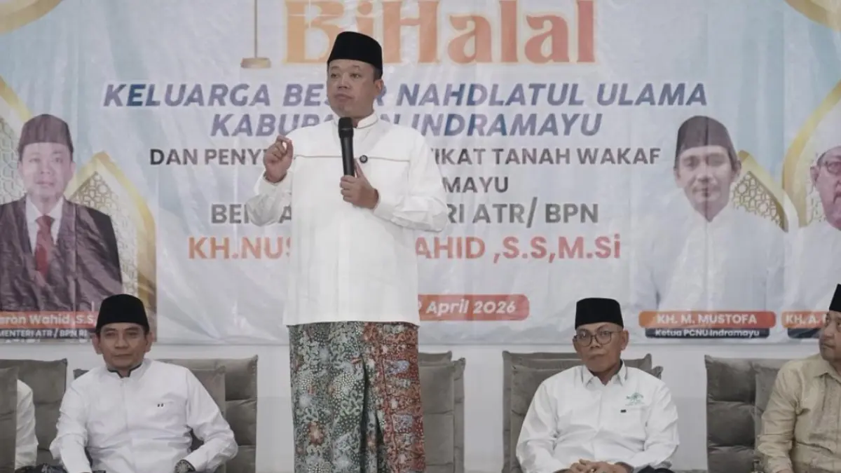 Menteri Nusron Wahid serahkan sertifikat tanah wakaf PCNU. Simak pesan pentingnya soal legalitas aset umat dan manfaatnya bagi masyarakat luas di sini!