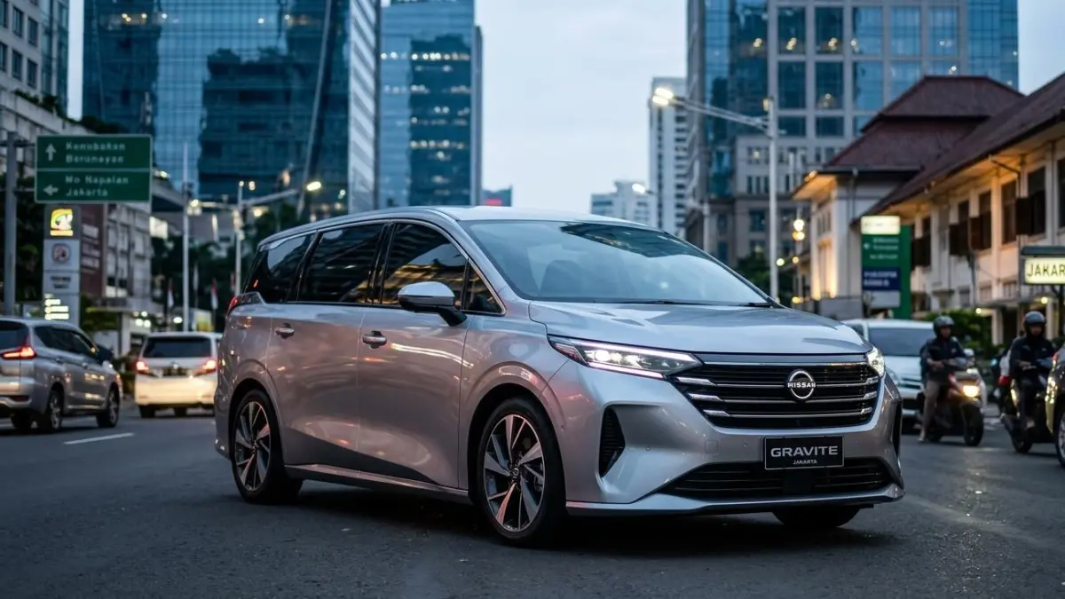 Nissan Gravite 2026 siap jadi rival Avanza dengan desain futuristis, fitur lengkap, dan harga kompetitif di segmen low MPV Indonesia.