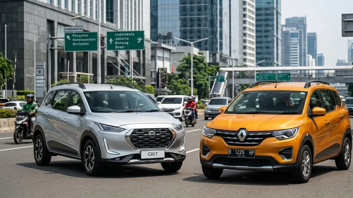 Nissan Grit vs Renault Triber duel MPV murah 7-seater 2026, siapa paling worth it? Simak perbandingan lengkapnya.