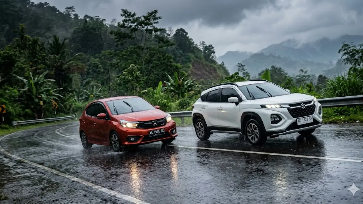 Pilih Suzuki Fronx atau Honda Brio RS? Simak perbandingan performa tanjakan, fitur, hingga biaya servis. Mana yang paling cocok untuk Anda?