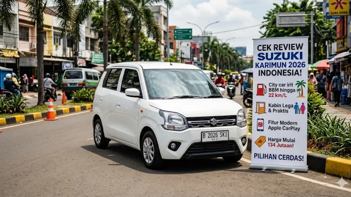 Review jujur Suzuki Karimun 2026 Indonesia: Desain LED baru, mesin 4-silinder bandel, dan kabin luas. Mobil murah paling pas untuk harian di kota! (gemini ai)