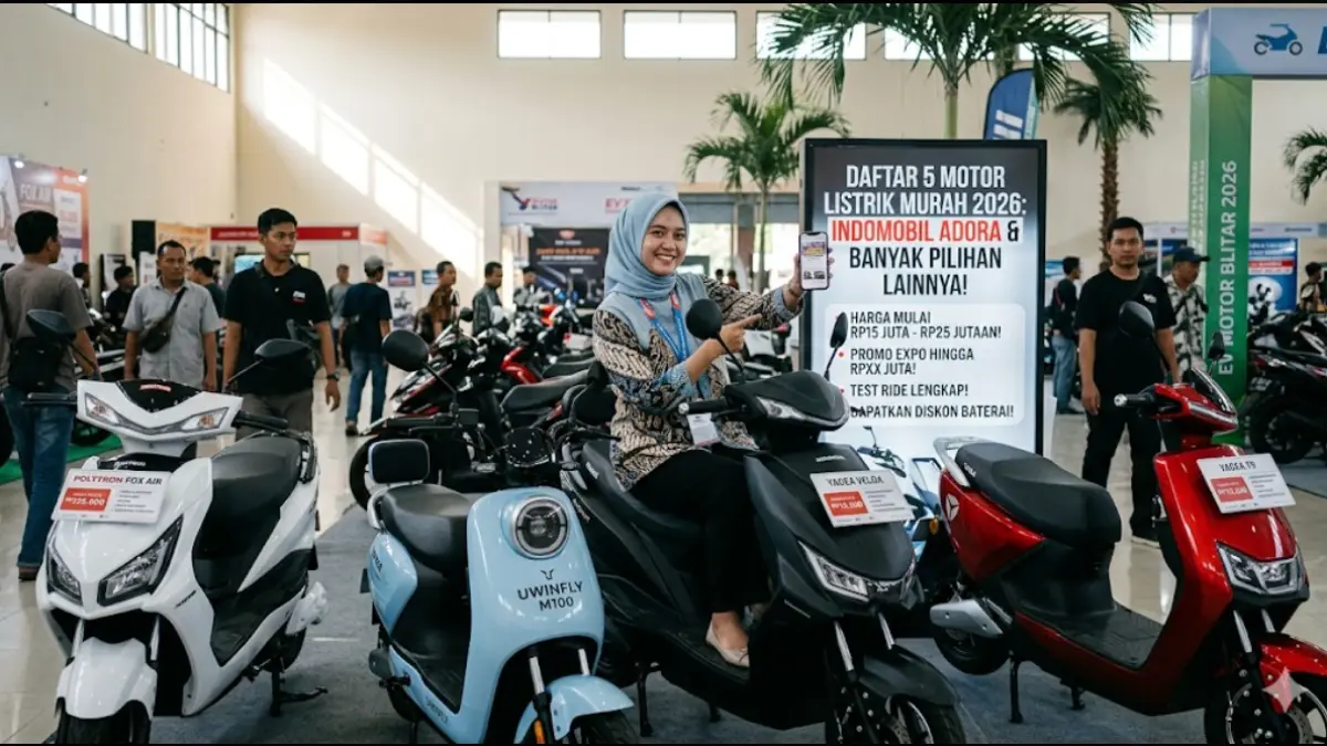 Cek rekomendasi 5 motor listrik murah 2026 harga Rp15-25 jutaan! Dari Polytron Fox Air hingga Indomobil Adora, mana yang paling irit dan bertenaga?
Gemini AI