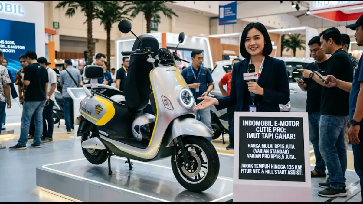 Indomobil E-Motor Cutie rilis di IIMS 2026! Harga mulai Rp15 juta, jarak tempuh 135 km, fitur NFC & Hill Start Assist. Motor listrik imut spek mumpuni!
Gemini Ai