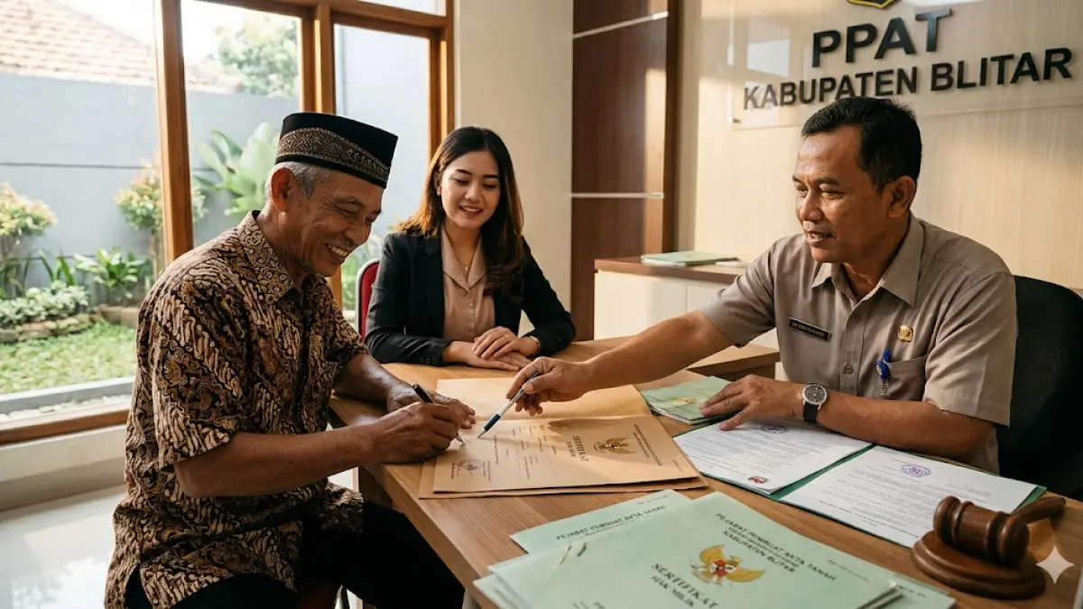 Ingin tahu cara balik nama sertifikat tanah? Simak panduan lengkap syarat, biaya PPAT, pajak BPHTB, hingga rumus hitung resmi di BPN di sini! (Gemini AI)