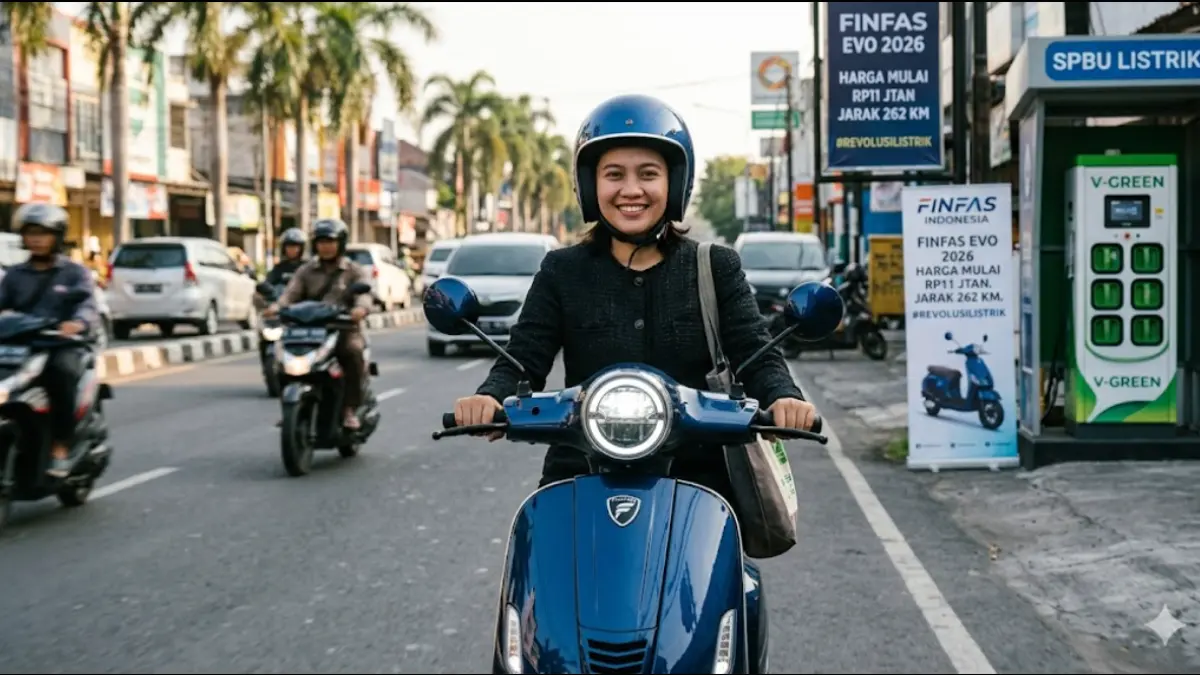 Motor listrik Finfas Evo 2026 rilis di Indonesia! Harga Rp11 jutaan, jarak tempuh 262 km, fitur GPS & Smart Key. Cek spek lengkapnya di sini!
Gemini AI