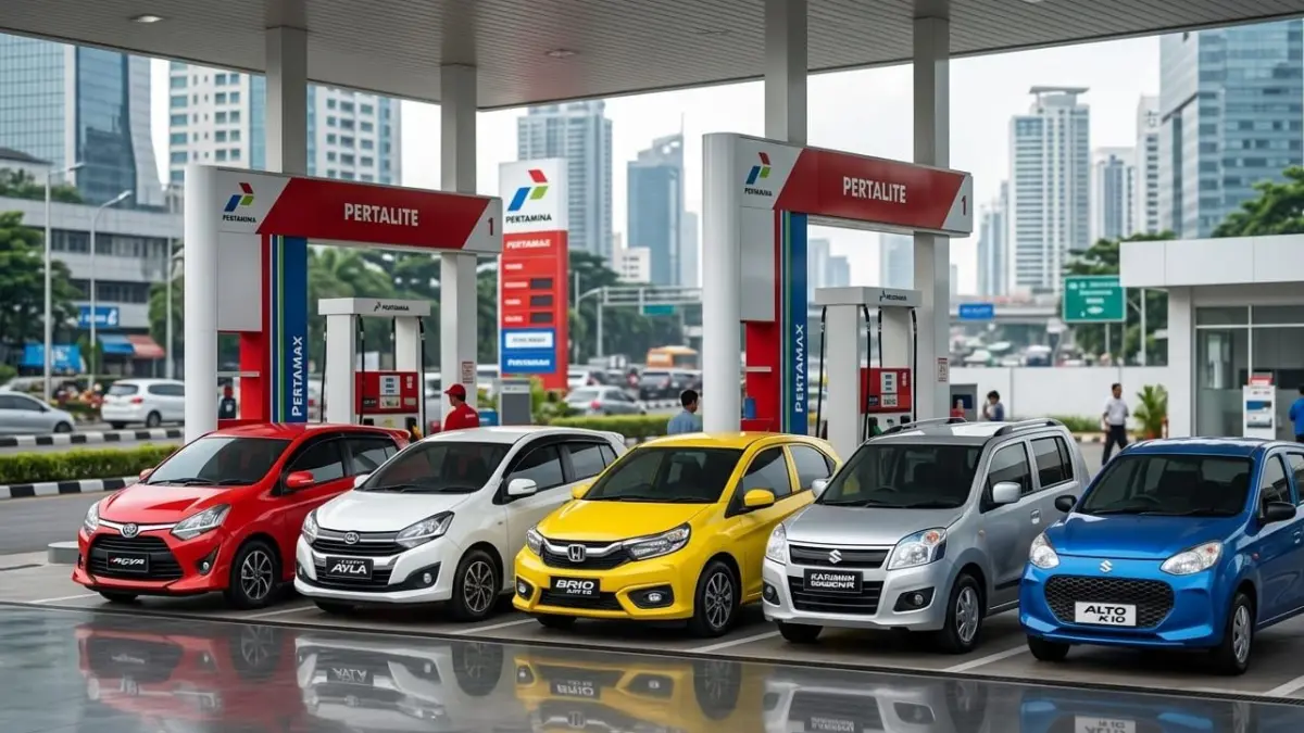 5 mobil paling irit BBM non hybrid di Indonesia, dari Brio hingga Celerio. Nomor 1 tembus 26 km/liter!