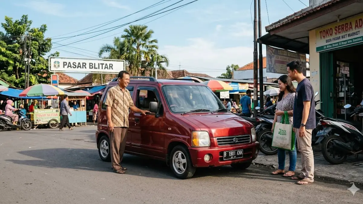 Cari mobil bekas 50 jutaan? Cek Suzuki Karimun Kotak! Irit BBM, kabin luas & mesin bandel. Simak kelebihan dan kekurangannya di sini. (Gemini AI)