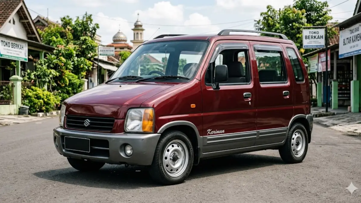 Cek harga Suzuki Karimun Kotak bekas di Blitar! Cuma 50 jutaan, kondisi orisinil, irit BBM, dan tersedia kredit syariah. Unit terbatas! (Gemini AI)
