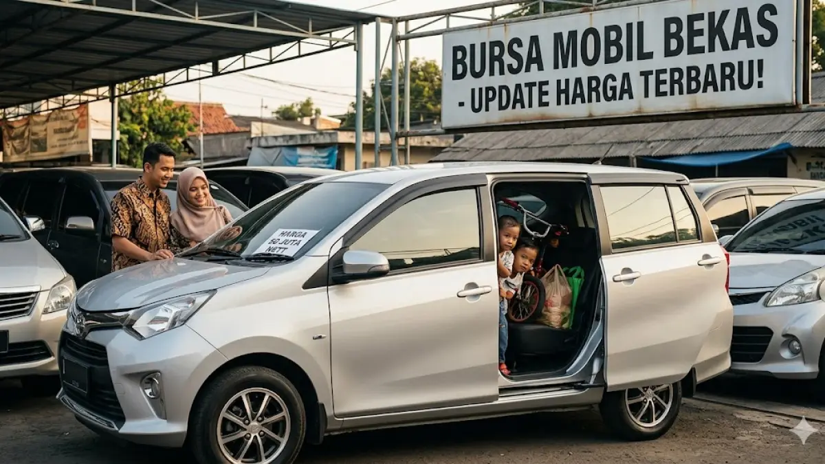 Cek update harga Toyota Calya bekas harga 50 juta terbaru. Pilihan MPV keluarga irit, kabin luas, dan harga ramah kantong. Baca selengkapnya! (gemini ai)