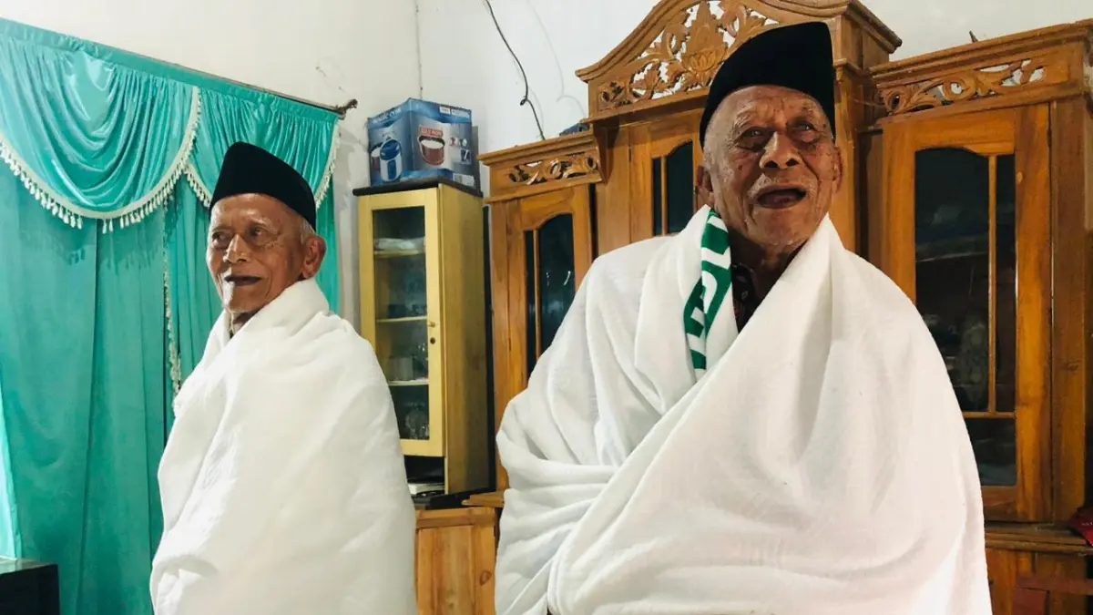 Cerita Kakak Beradik Lansia Jadi CJH Bareng Berangkat Tahun Ini - Daftar sejak 2017, Istri Meninggal Diganti Adik