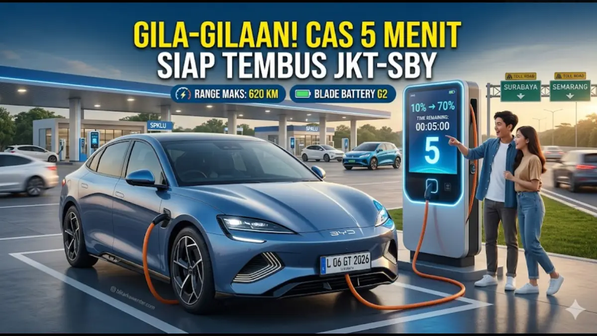 Intip spesifikasi gila BYD Seal 06 GT 2026! Cas cuma 5 menit, jangkauan tembus 620 km, dan harga cuma Rp300 jutaan. Baca ulasan lengkapnya.
Gemini ai