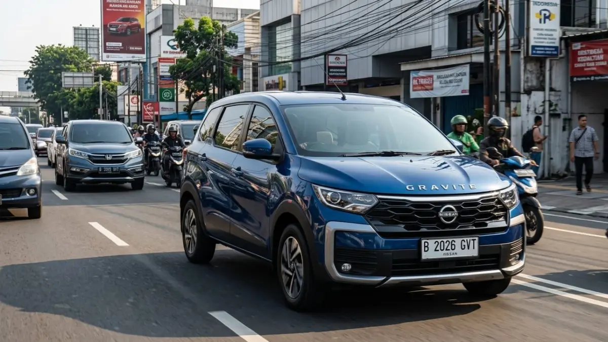 Nissan Gravite 2026 siap jadi penantang Avanza di segmen low MPV. Simak spesifikasi, fitur, dan bocoran harganya!