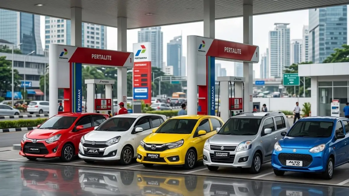 5 mobil paling irit BBM non hybrid di Indonesia, dari Brio hingga Celerio. Nomor 1 tembus 26 km/liter!
