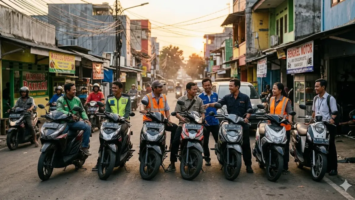 Cari motor untuk kerja? Ini 7 rekomendasi motor bekas murah untuk kerja harian di bawah 10 juta yang irit dan tangguh. Cek pilihannya! (gemini ai)
