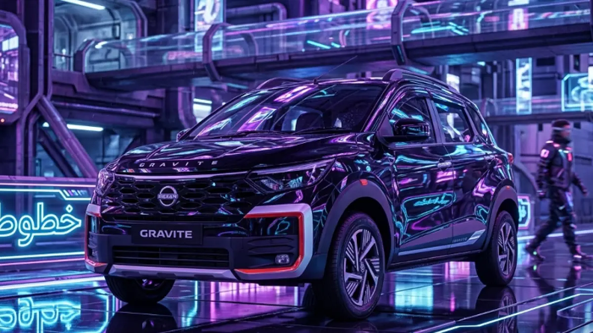 Fitur Nissan Gravite terbaru 2026 Indonesia hadir dengan desain SUV, teknologi modern, dan irit BBM, siap saingi MPV murah. (GEMINI AI)
