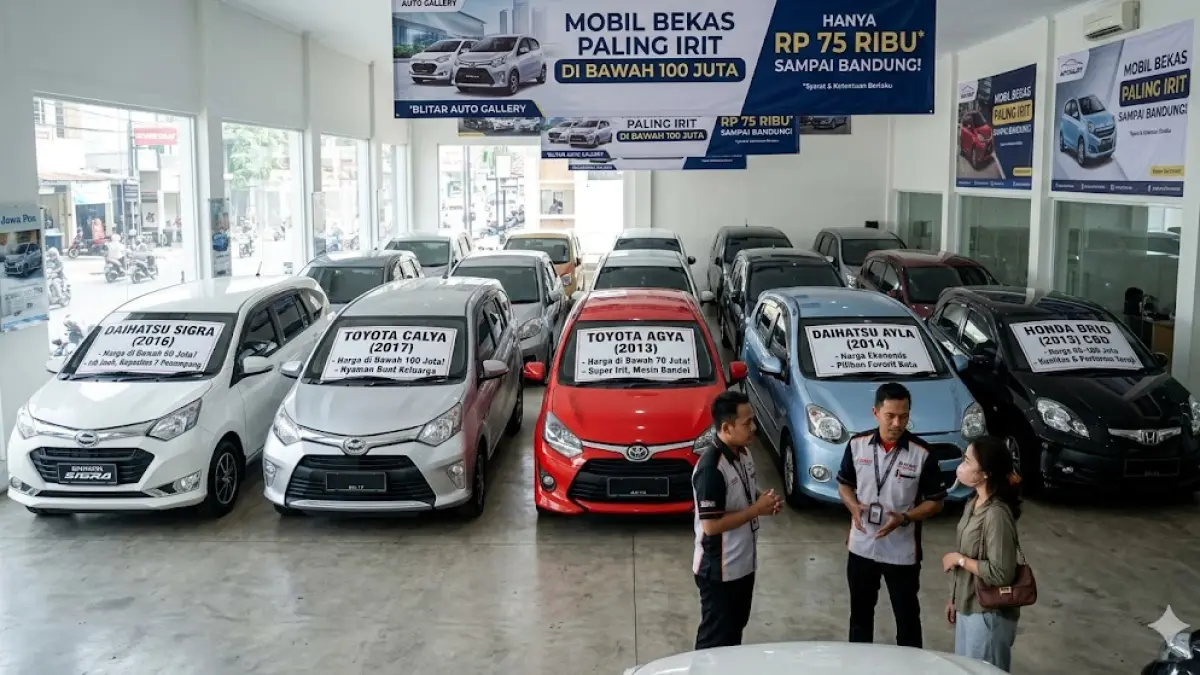 Cari mobil bekas paling irit di bawah 100 juta? Cek daftar Calya, Sigra, hingga Brio yang iritnya kebangetan. Modal 75 ribu bisa jalan jauh!