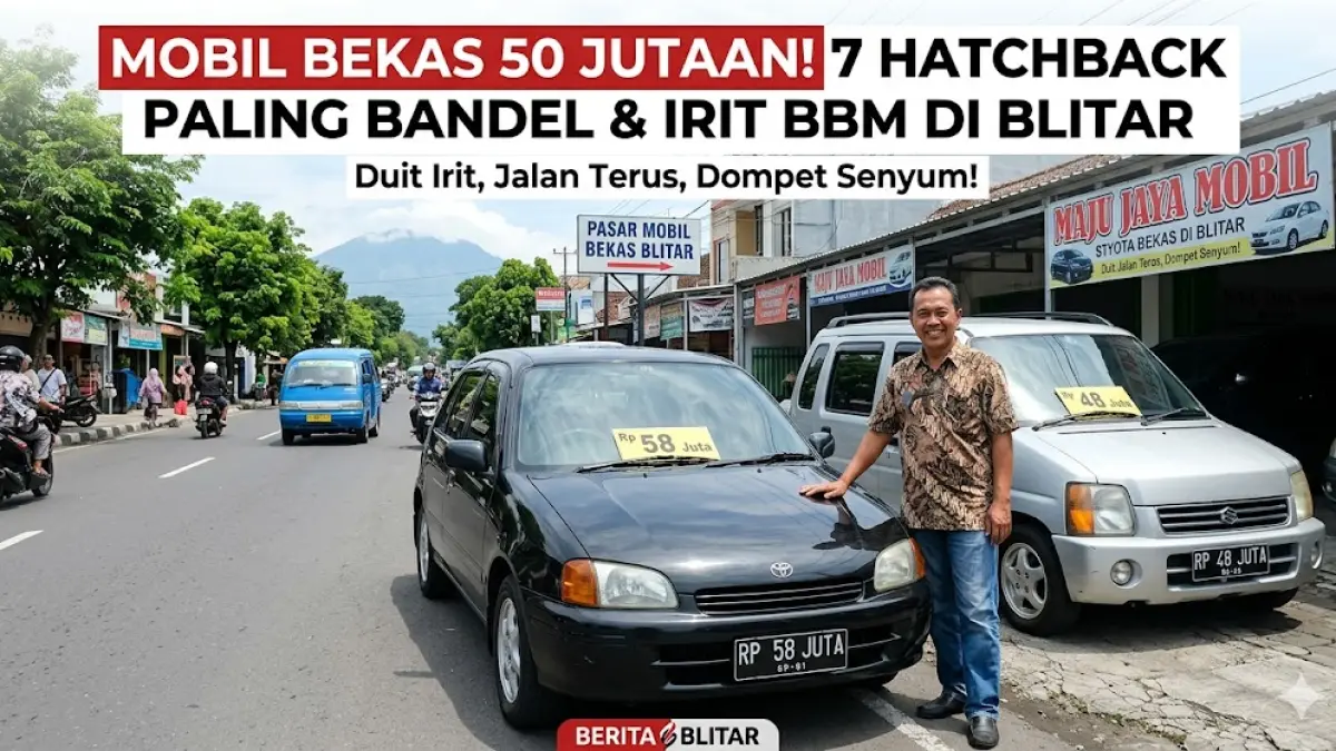 Cek rekomendasi mobil bekas murah 50 jutaan terbaik! Irit BBM, pajak ringan, dan mesin bandel. Pilihan cerdas untuk harian di Blitar. Simak! (Gemini AI)