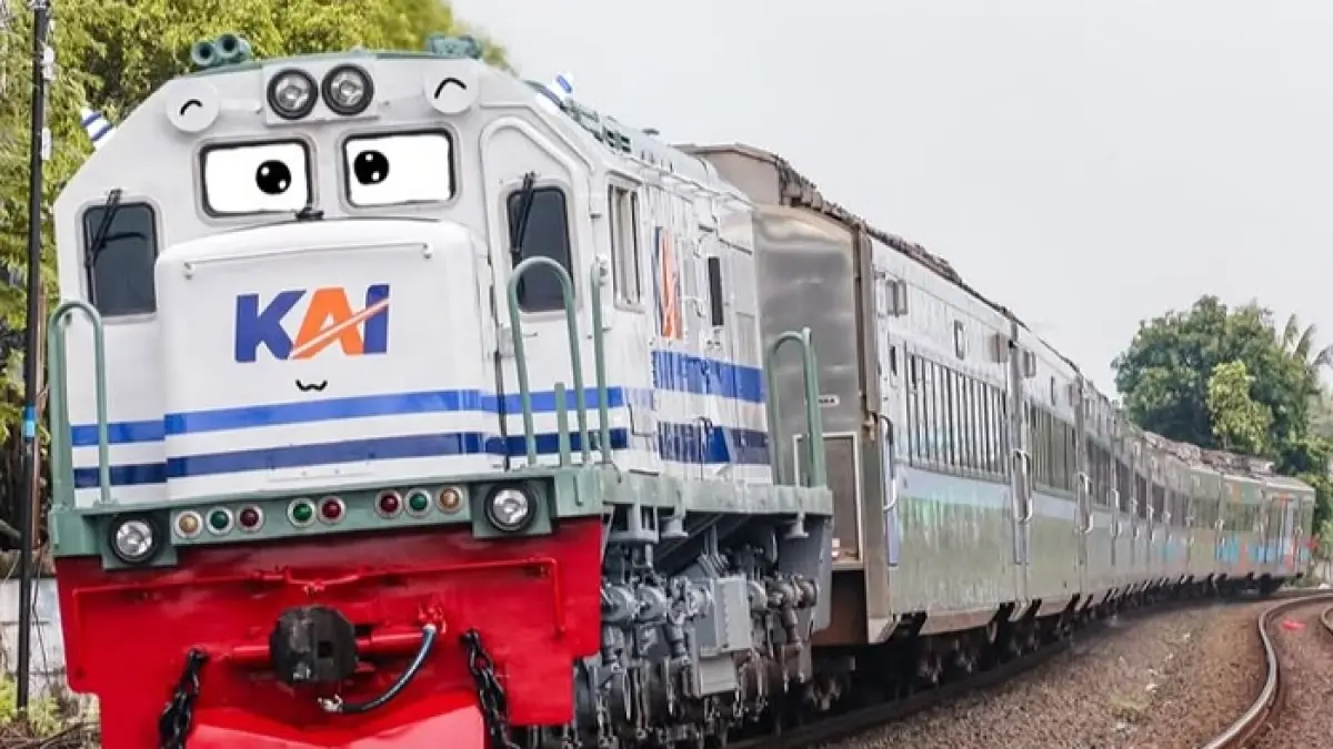 Perdana Kereta Api Bangunkarta New Generation hadir di Jombang dengan rangkaian stainless steel modern dan lebih nyaman. (Pinterest)