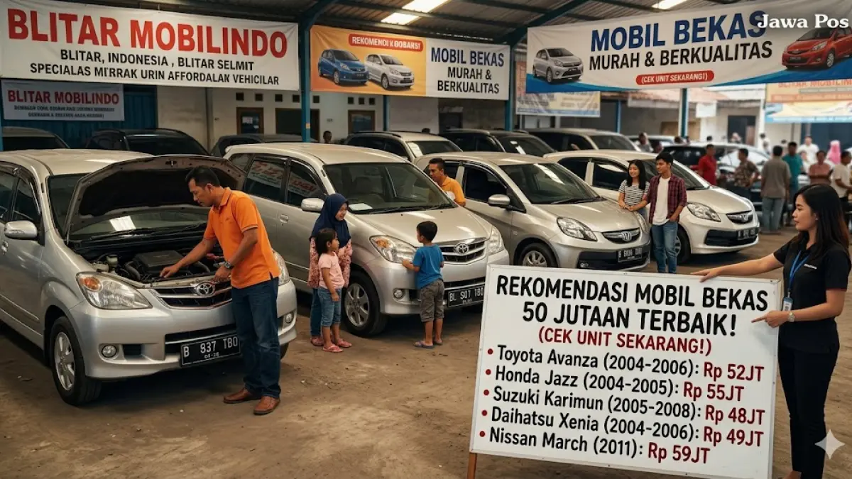 Punya dana 50 juta? Cek rekomendasi mobil bekas 50 jutaan terbaik 2026. Dari Avanza hingga Nissan March, ini pilihan mobil irit dan bandel untuk harian!
