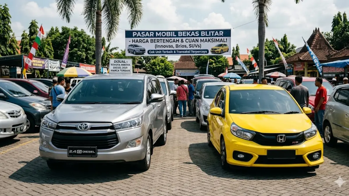 Simak daftar mobil dengan harga bekas paling stabil! Dari Innova Diesel hingga Honda Brio, inilah rahasia maksimalkan cuan dari depresiasi. (Gemini AI)