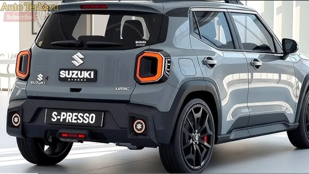Suzuki S-Presso 2026 hadir dengan desain SUV mini, irit BBM, fitur modern, dan harga mulai Rp172 jutaan di Indonesia.(Screenshoot Youtube)