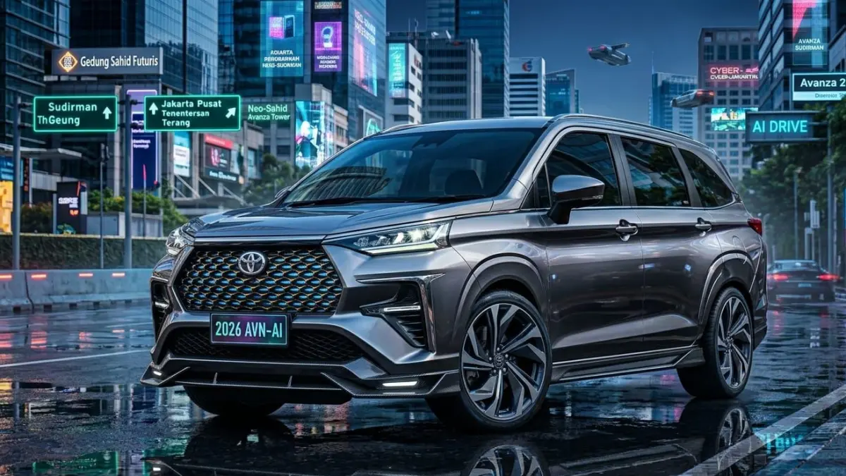 Toyota Avanza 2026 versi konsep AI tampil premium mirip SUV mewah. Desain futuristik ini viral dan bikin netizen penasaran.