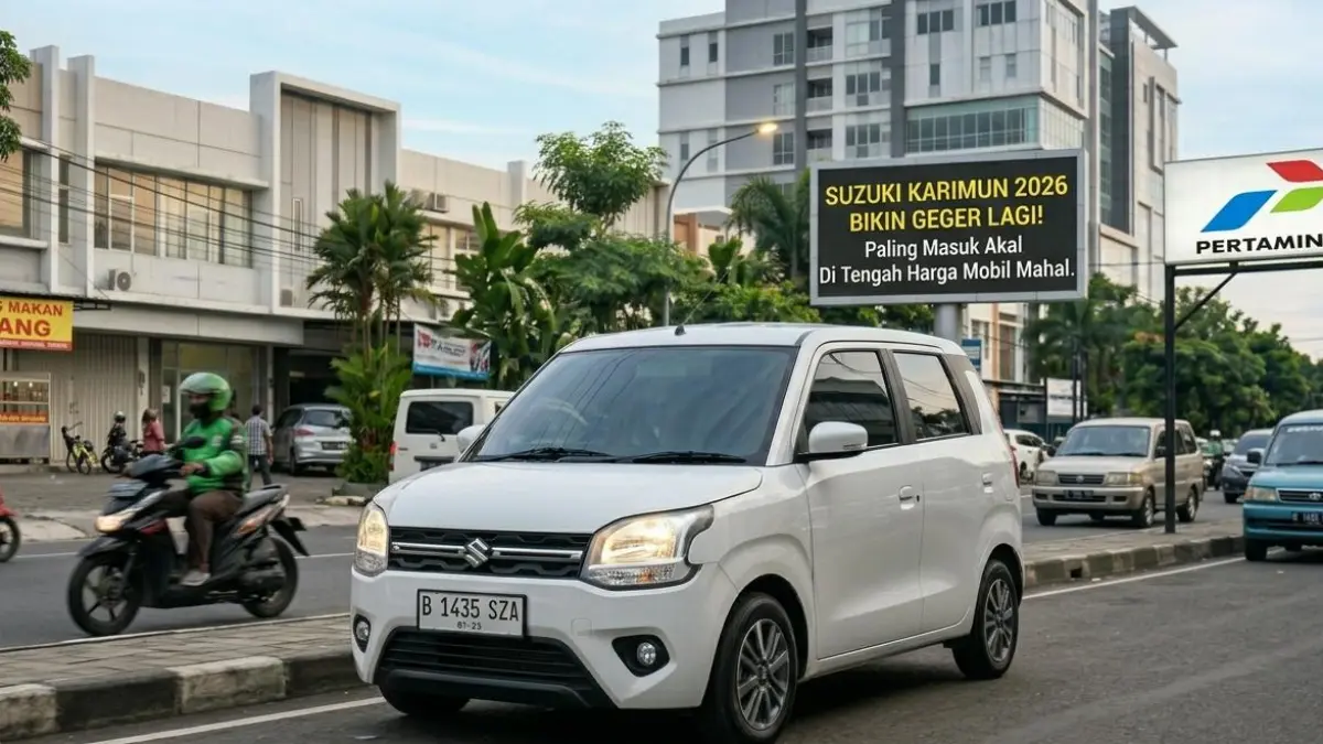 Suzuki Karimun 2026 hadir sebagai city car murah, irit, dan fitur lengkap yang cocok untuk keluarga muda dan mobilitas kota.
