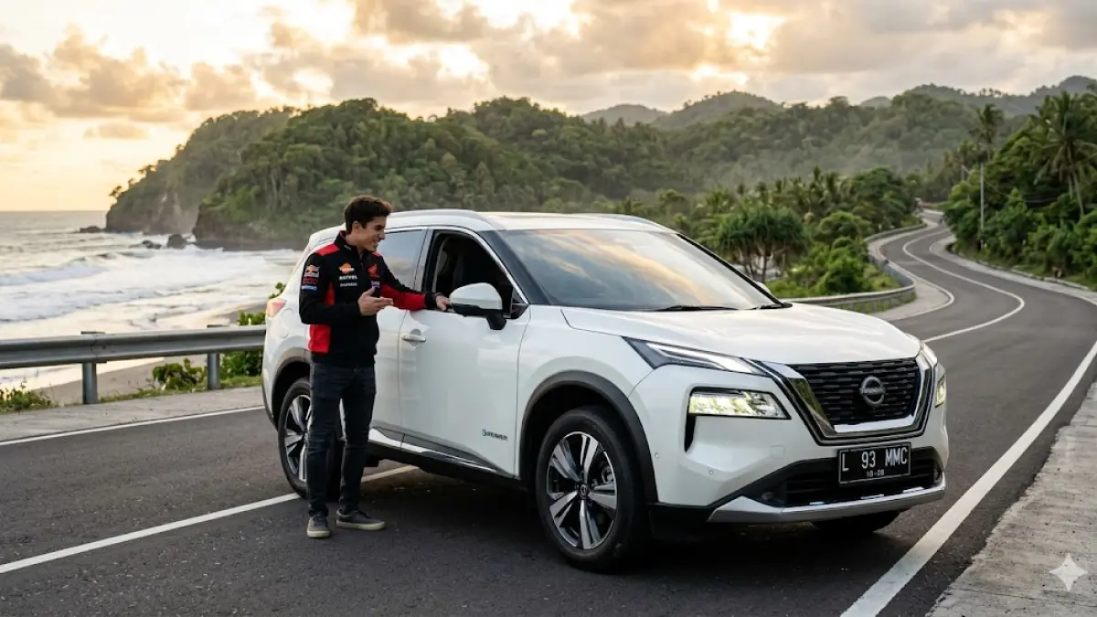 Cek Nissan X-Trail e-Power 2026 review lengkap! SUV 7-seater AWD tercanggih dengan teknologi e-4ORCE, irit 1:17 km/liter & tenaga instan 211 HP. Klik di sini! (gemini ai)