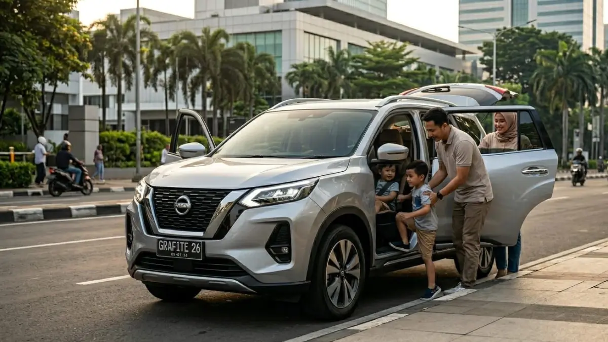 Nissan Grafite 2026 hadir sebagai MPV murah 7 seater dengan desain modern dan siap tantang dominasi Avanza di segmen keluarga.
