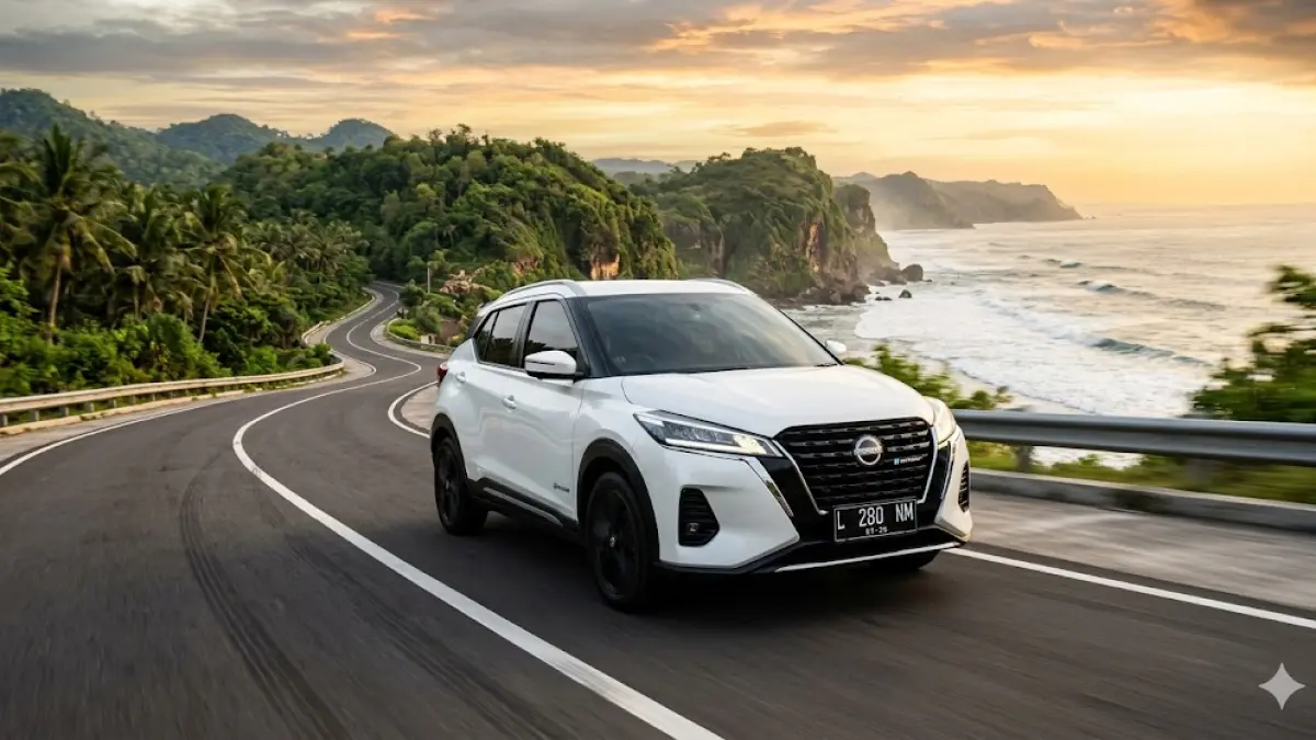 Nissan Kicks e-Power 2026 review lengkap: Torsi 280 Nm sekelas mobil sport, irit bensin hingga 30 km/liter. SUV listrik tanpa charge paling bertenaga! (gemini ai)
