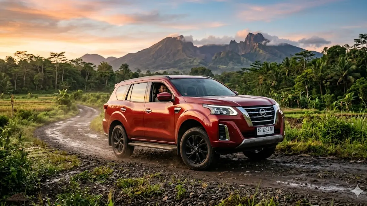 Nissan Terra 2026 meluncur! SUV tangguh dengan kabin luas, mesin diesel bertenaga, dan fitur keselamatan lengkap. Cek spek & harga terbarunya di sini! (Gemini AI)