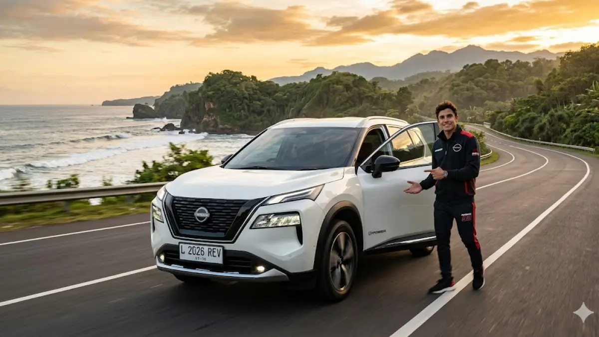 Review lengkap Nissan X-Trail T33 2026 Indonesia: SUV 7-seater AWD paling kencang & irit tembus 24 km/liter. Cek teknologi e-4ORCE & fitur premiumnya di sini! (gemini ai)