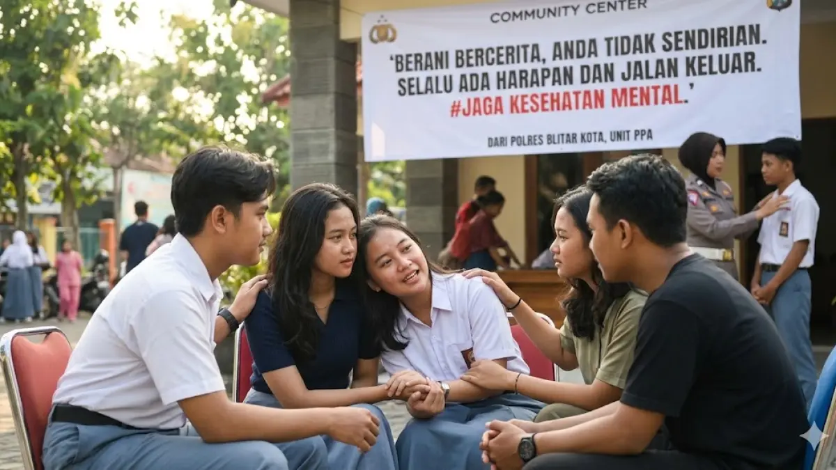 Fenomena tekanan mental di kalangan anak muda kini menjadi perhatian serius. (Gemini AI)