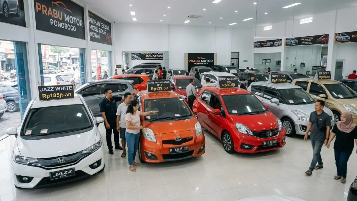 Harga mobil bekas murah 2026 bikin ramai. Honda Jazz, Yaris TRD, Brio hingga Swift dijual mulai Rp40 jutaan.