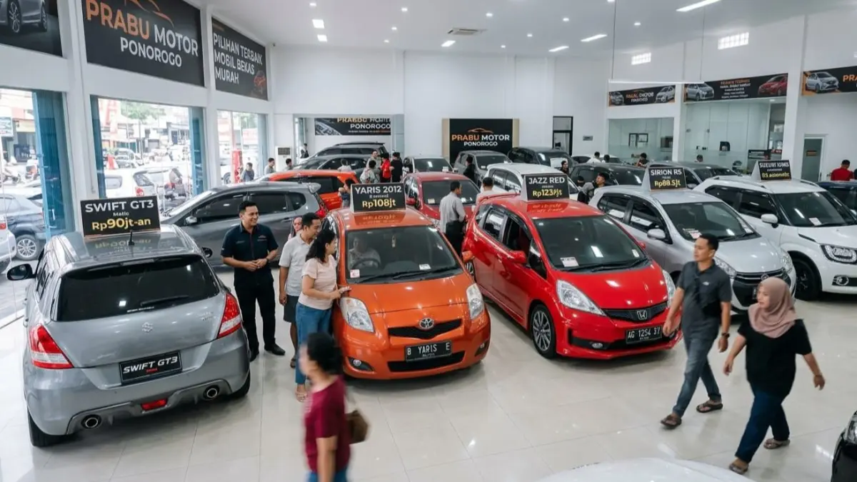 Harga mobil bekas murah di Ponorogo ramai diburu. Swift GT3, Yaris, Jazz hingga Ignis dijual mulai Rp50 jutaan.
